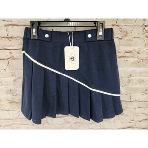 Elodie Tennis Skirt Size Small NEW Blue Stretchy Skirt